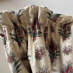 Curtains with a Cottage gathered heading in Ettington
